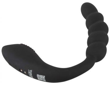 Wibrator analny giętki Black Velvets silikonowy USB 26 cm - 2