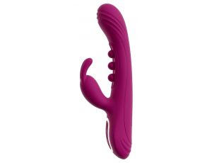 Wibrator króliczek Javida 2F squirt silikonowy USB 22,5 cm