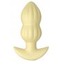 Plug wibrujący Cuties żółty silikonowy 7 trybów USB 8 cm - 3