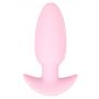Korek analny wibrujący Cuties silikonowy różowy USB 8 cm - 3