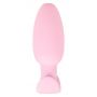 Korek analny wibrujący Cuties silikonowy różowy USB 8 cm - 8