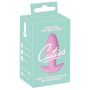 Korek analny wibrujący Cuties silikonowy różowy USB 8 cm - 7