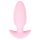 Korek analny wibrujący Cuties silikonowy różowy USB 8 cm