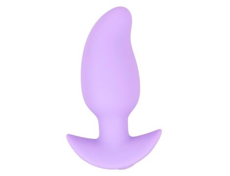 Korek analny wibrujący Cuties fioletowy USB 8 cm - 2