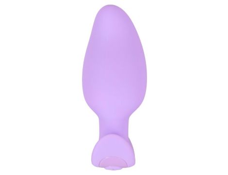 Korek analny wibrujący Cuties fioletowy USB 8 cm - 5