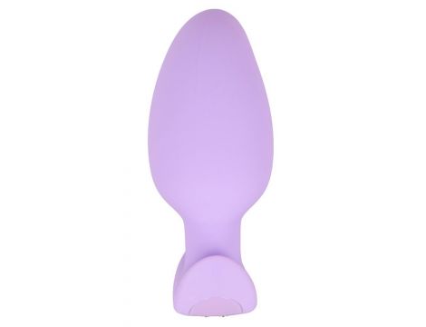 Korek analny wibrujący Cuties fioletowy USB 8 cm - 3