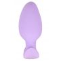 Korek analny wibrujący Cuties fioletowy USB 8 cm - 4
