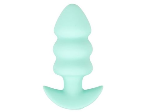 Mini korek analny wibrujący Cuties zielony USB - 4