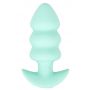 Mini korek analny wibrujący Cuties zielony USB - 5