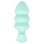 Mini korek analny wibrujący Cuties zielony USB - 4