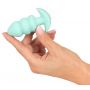 Mini korek analny wibrujący Cuties zielony USB - 7