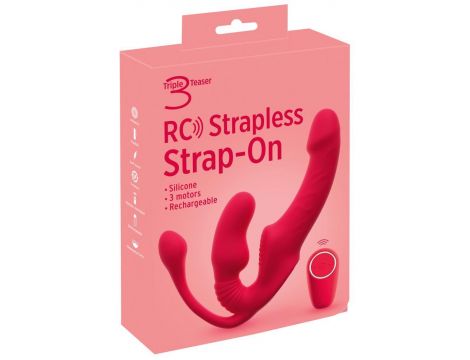 Wibrator strap on potrójny You2Toys USB 23 cm - 7