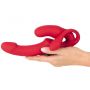 Wibrator strap on potrójny You2Toys USB 23 cm - 6
