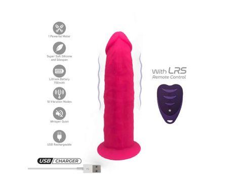 Wibrator realistyczny Silexd Model 2 różowy 17 cm - 5
