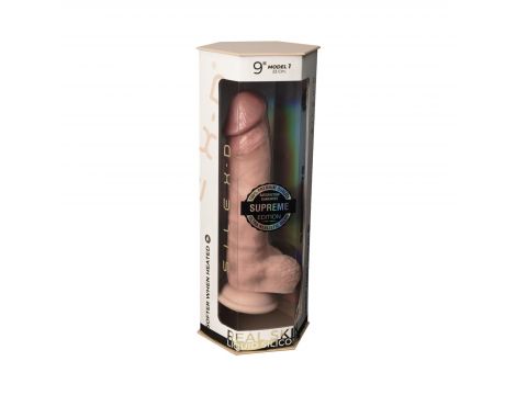 Dildo Silexd Premium Real Skin Model 1 cielisty 23 cm - 7