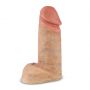 Dildo XL termoaktywne Silexd Premium Real Skin Model 1 cieliste 30 cm - 9