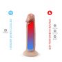 Dildo realistyczne silikonowe Silexd Real Skin 19 cm cieliste - 4