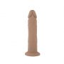 Realistyczne dildo z ciekłego silikonu z przyssawką Silexd 20 cm - 4