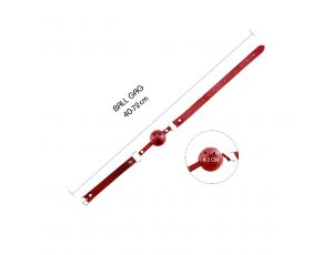 Knebel z kulką ABS Alive czerwony 4 5 cm regulowany