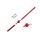Knebel z kulką ABS Alive czerwony 4 5 cm regulowany