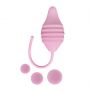 Kulki silikonowe Pelvix Femintimate różowe 6 cm - 3