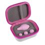 Kulki silikonowe Pelvix Femintimate różowe 6 cm - 6
