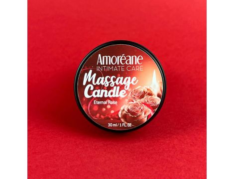 Świeca do masażu Eternal Rose Amoreane 30 ml - 2