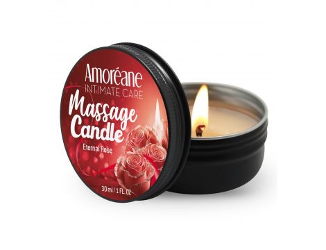 Świeca do masażu Eternal Rose Amoreane 30 ml - 4