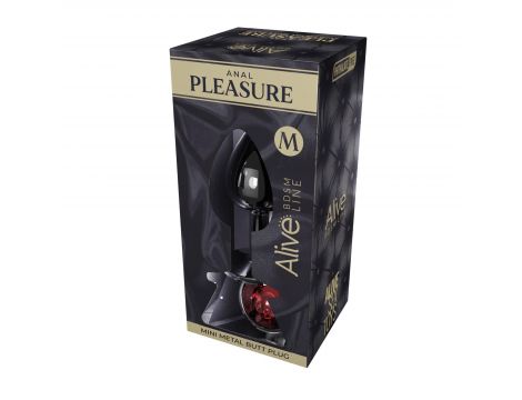 Mini Metal Butt Plug M red - 2