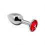 Mini Metal Butt Plug M red - 2