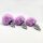 Metal Anal Fluffy Twist Plug M pink