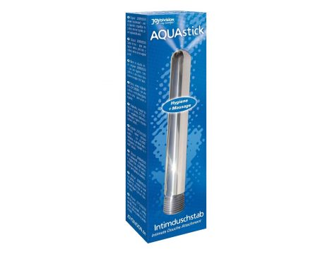 Irygator analny JoyDivision Aquastick aluminiowy srebrny 15 cm - 2