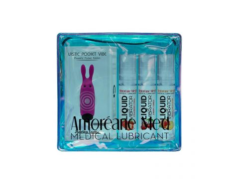 Masażery - Summer promo bag (lube 10ml strawberry + peach + cherry)