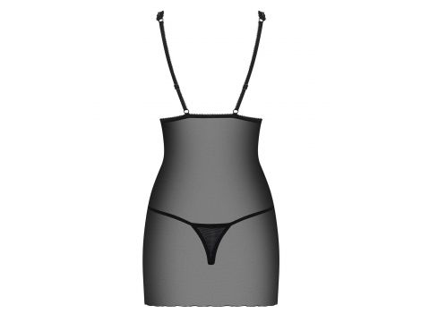 Bielizna-Lucita koszulka i stringi czarna  S/M - 5