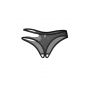 Stringi bezkroczowe Obsessive Saturis czarne L/XL - 4