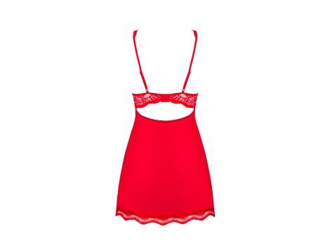 Bielizna-Luvae babydoll i stringi czerwona L/XL - 5