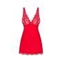 Bielizna-Luvae babydoll i stringi czerwona L/XL - 5