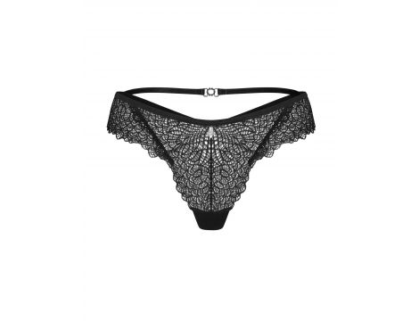 Figi koronkowe Iliosa Obsessive czarne L/XL - 2