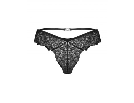 Figi koronkowe Iliosa Obsessive czarne L/XL - 4