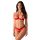 Komplet bielizny Obsessive Cupide Desir otwarty czerwony S/M