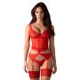 Gorset i stringi Cupide Desir Obsessive czerwone S/M - 3