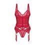 Gorset i stringi Cupide Desir Obsessive czerwone S/M - 2