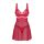 Babydoll z stringami Obsessive Cupide Desir czerwony 2XL/3XL