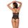 Bielizna-838-TED-1 body otwarte czarne  S/M