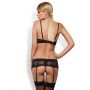 Komplet bielizny Wonderia Obsessive 3 częściowy S/M - 7