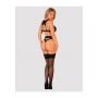Komplet 3 częściowy Obsessive Donna Dream czarny XL/2XL - 3