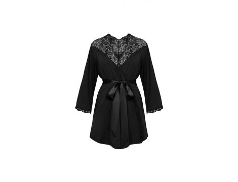 Peniuar Obsessive Bellastia czarny M/L - 7