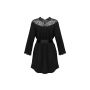 Peniuar Obsessive Bellastia czarny M/L - 4