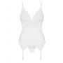 Bielizna-810-COR-2 gorset i stringi biały L/XL - 6