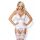 Bielizna-810-COR-2 gorset i stringi biały L/XL